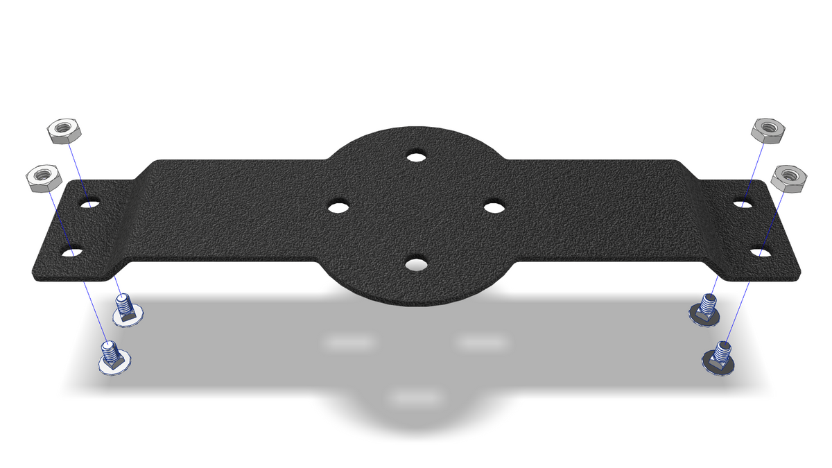 Prinsu Rotopax Dual Crossbar Mount view 2