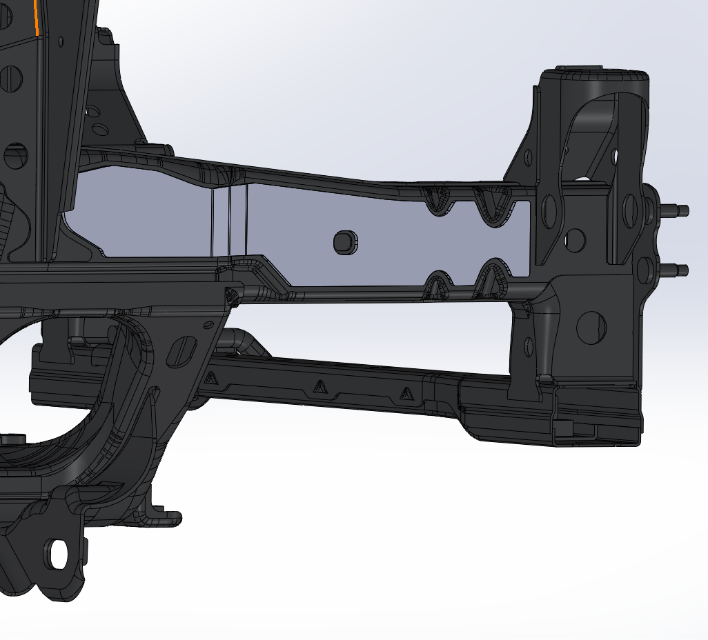 Front Frame Gussets / Tacoma / 2005-2023