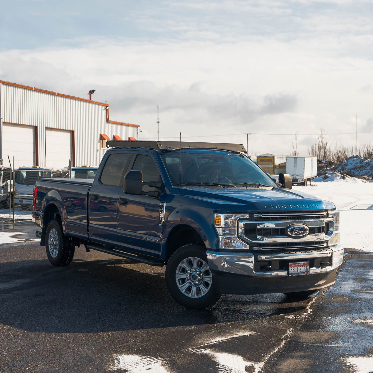 Ford Super Duty Original Prinsu Roof Rack 2017-Current Ford Super Duty view 2