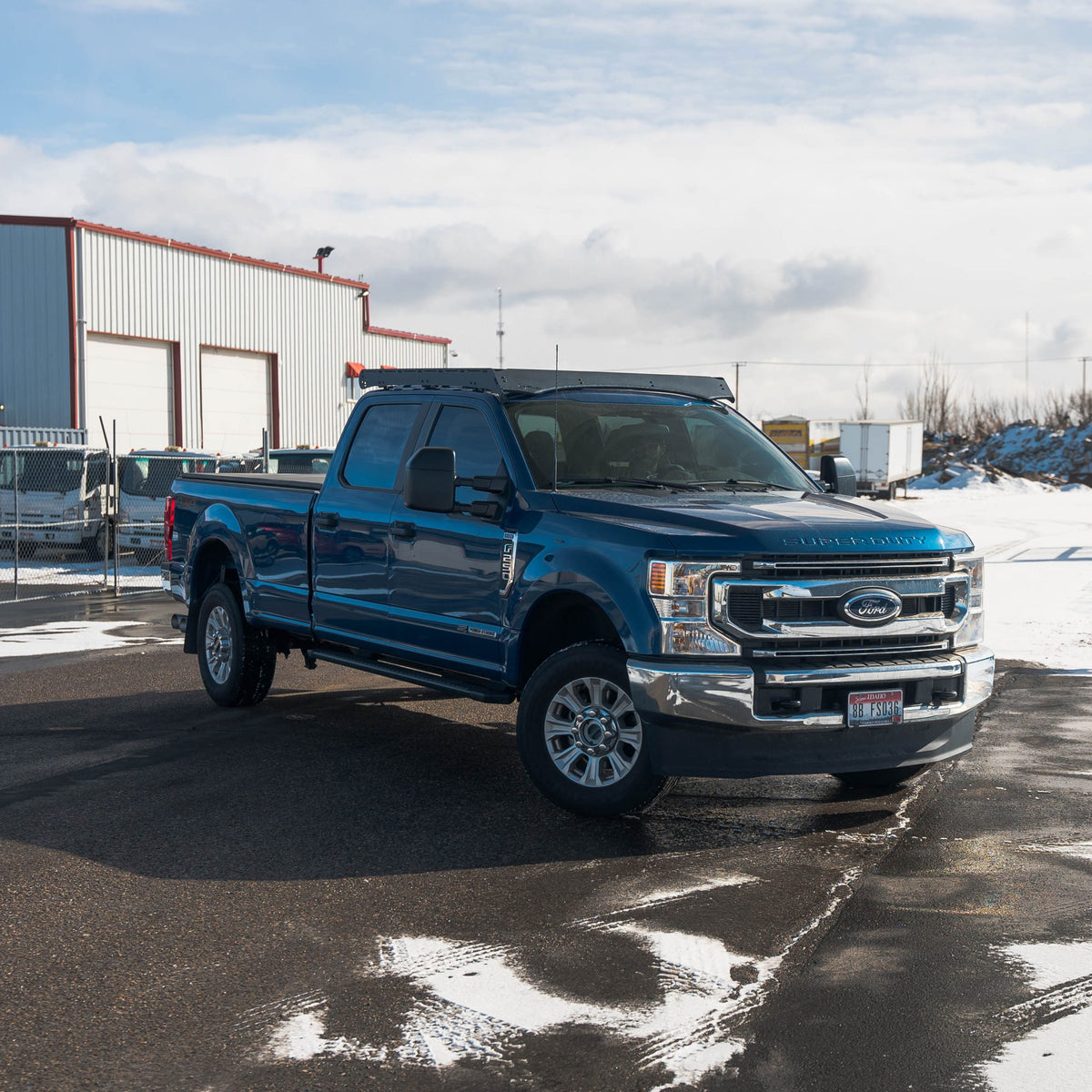 Ford Super Duty Original Prinsu Roof Rack 2017-Current Ford Super Duty view 3