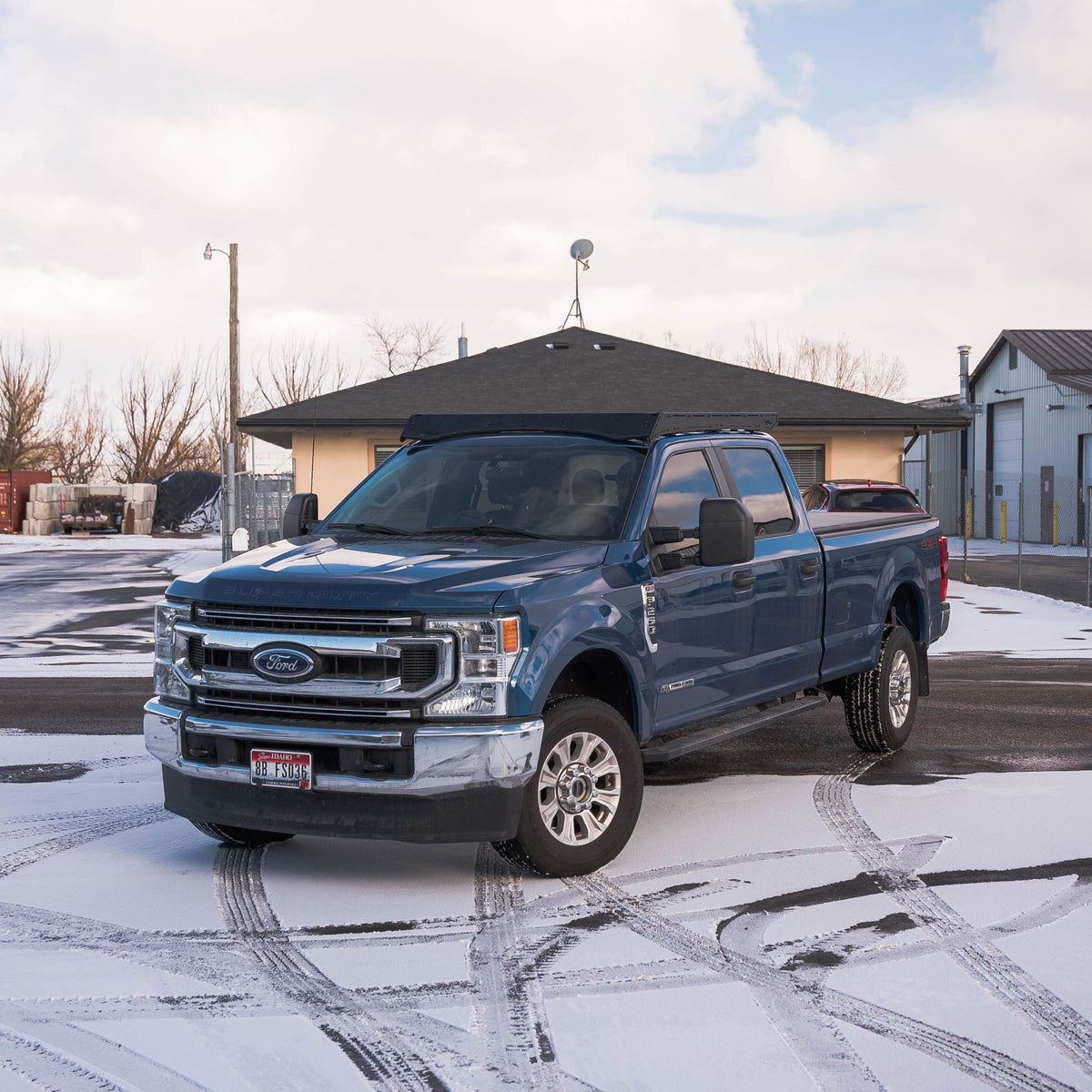 Ford Super Duty Prinsu Pro Roof Rack 2017-Current Ford Super Duty view 4