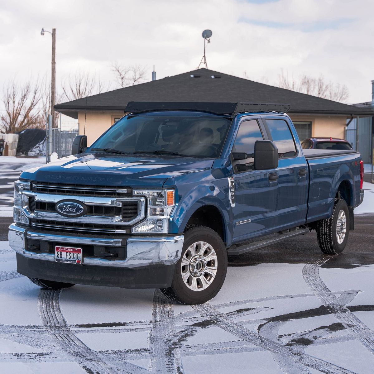 Ford Super Duty Prinsu Pro Roof Rack 2017-Current Ford Super Duty view 3