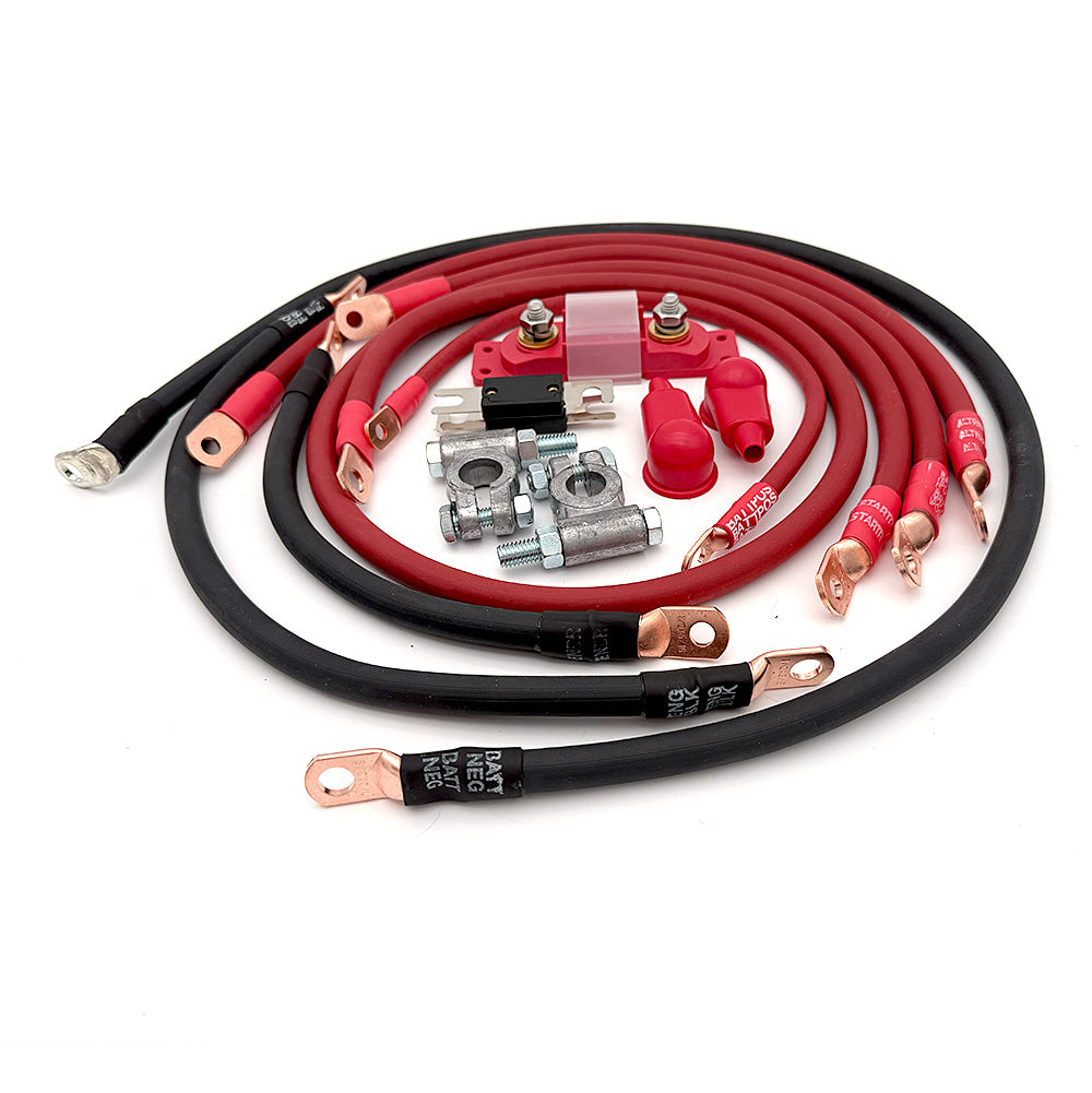 Toyota Land Cruiser Big 7 Battery Cables Kit (FZJ80 - 1993-1997)