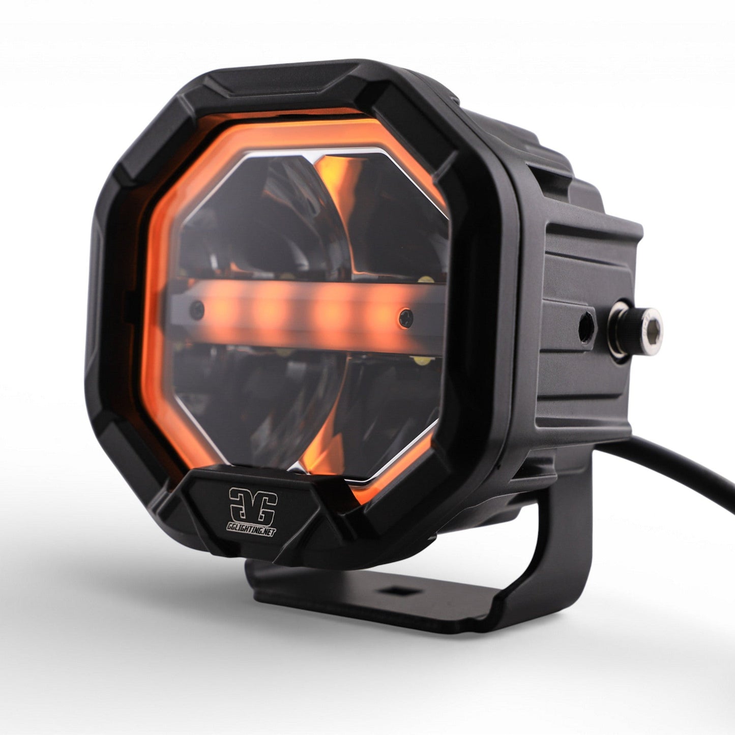 U-Con Interlocking Off Road LED Pod With Amber or White DRL Running Light