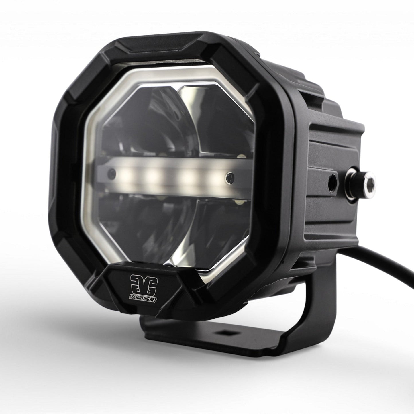 U-Con Interlocking Off Road LED Pod With Amber or White DRL Running Light