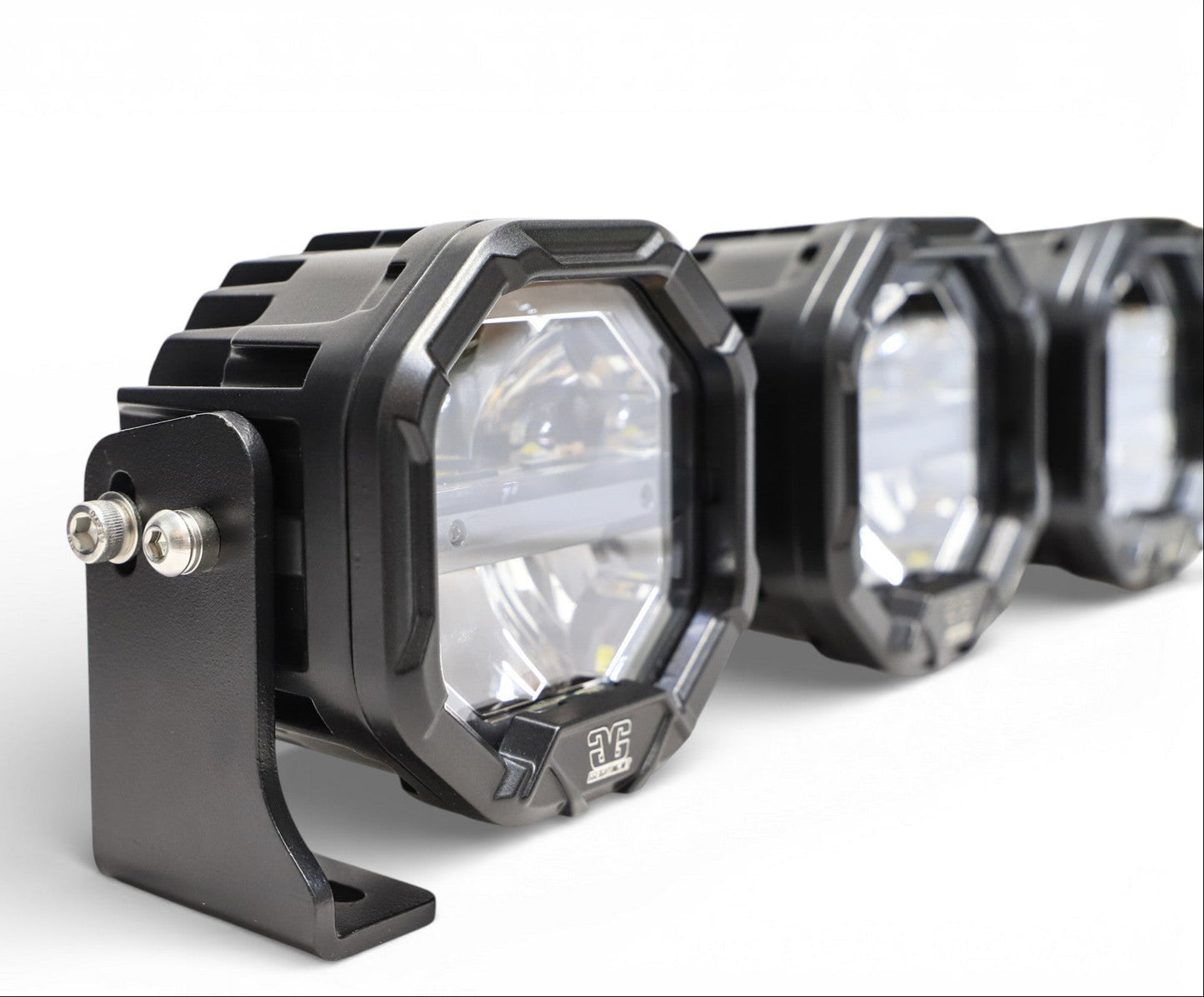 5 Light U-Con Interlocking Off Road LED Pod With Amber or White DRL Running Light