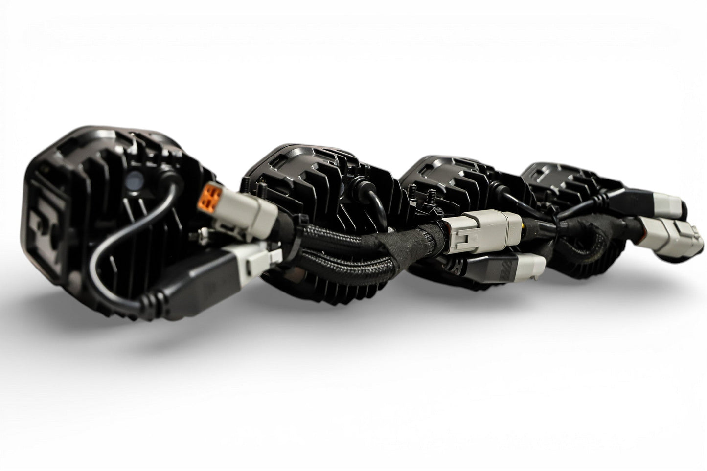 10 Light U-Con Interlocking Off Road LED Pod With Amber or White DRL Running Light