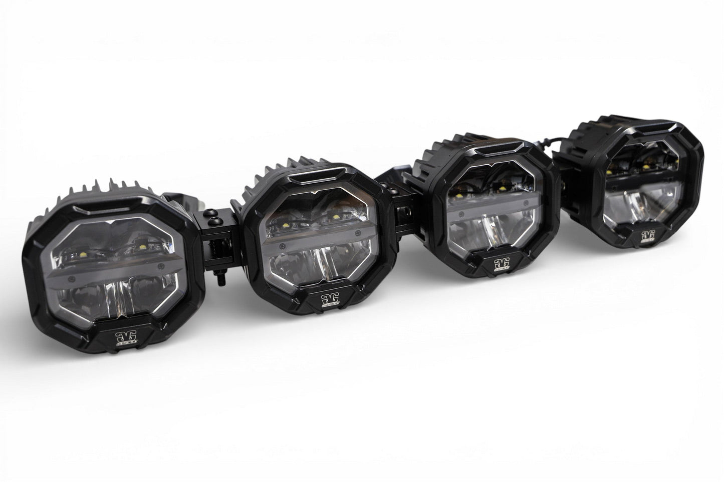4 Light U-Con Interlocking Off Road LED Pod With Amber or White DRL Running Light
