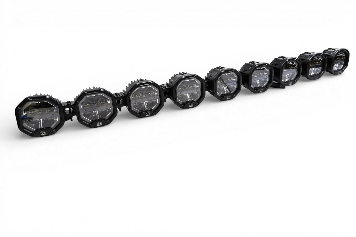 9 Light U-Con Interlocking Off Road LED Pod With Amber or White DRL Running Light