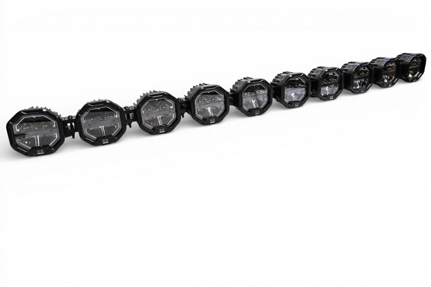 10 Light U-Con Interlocking Off Road LED Pod With Amber or White DRL Running Light