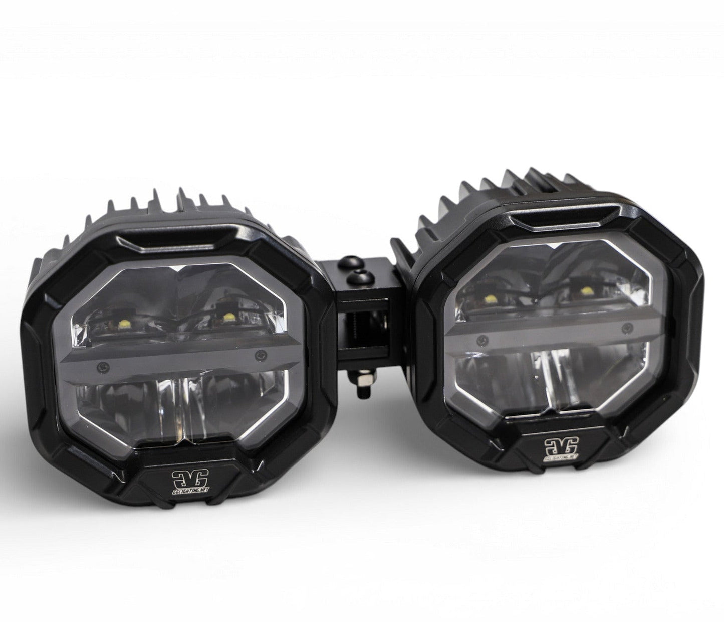 2 Light U-Con Interlocking Off Road LED Pod With Amber or White DRL Running Light