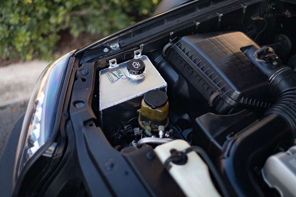 4th Gen Toyota 4Runner (2003–2009) Aluminum Washer Fluid Relocation Reservoir Kit