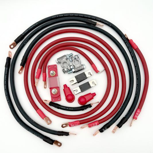 Jeep Wrangler JL Big 7 Battery Cable Kit (2018 - 2024)