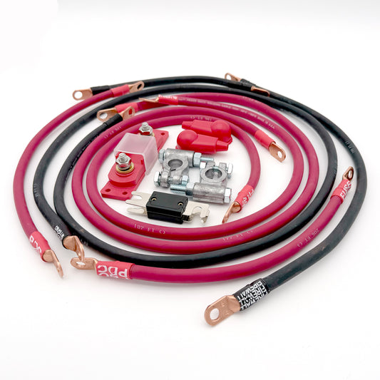 Jeep Grand Cherokee ZJ Big 7 Battery Cable Kit (1993-1998)