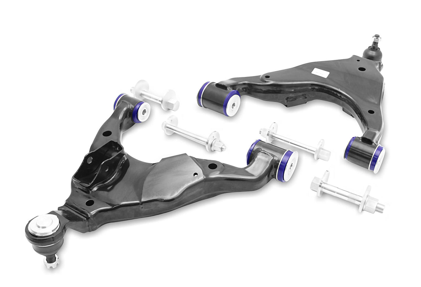 SuperPro Lower Control Arm and Camber Pin Kit - Double Offset Extended Range of Adjustment