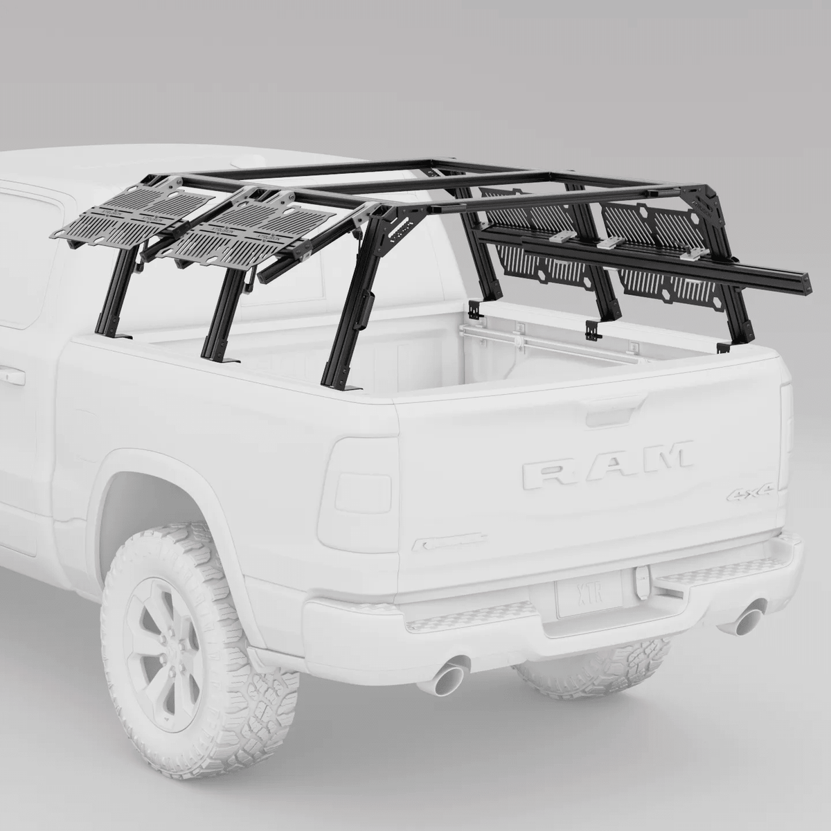 Ram 1500 Pre-configured Bed Rack (Tapered Bed) | XTR3 Popular Builds + MOLLE Packages