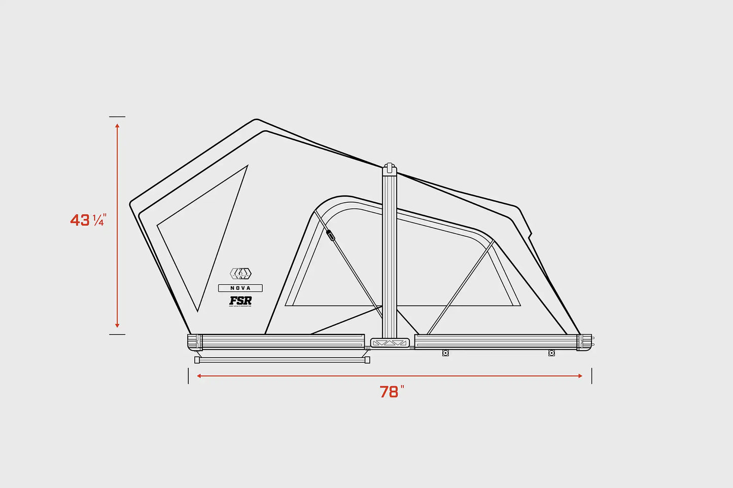 Nova Standard - Rooftop Tent