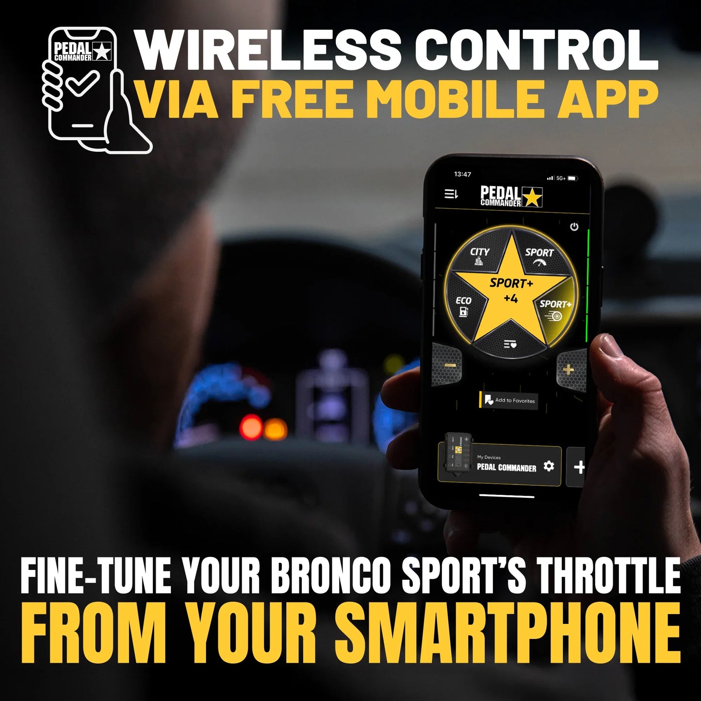 Pedal Commander for Ford Bronco Sport