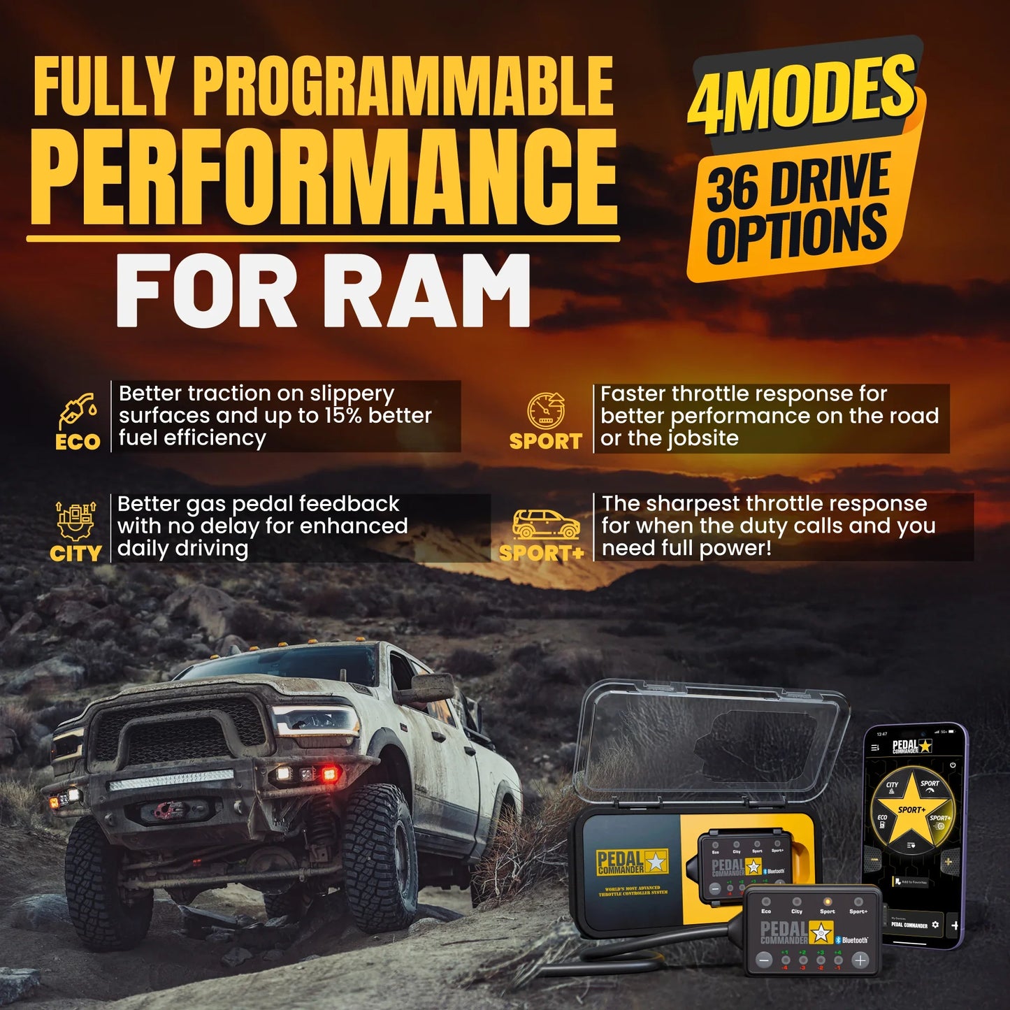 Pedal Commander for RAM 3500