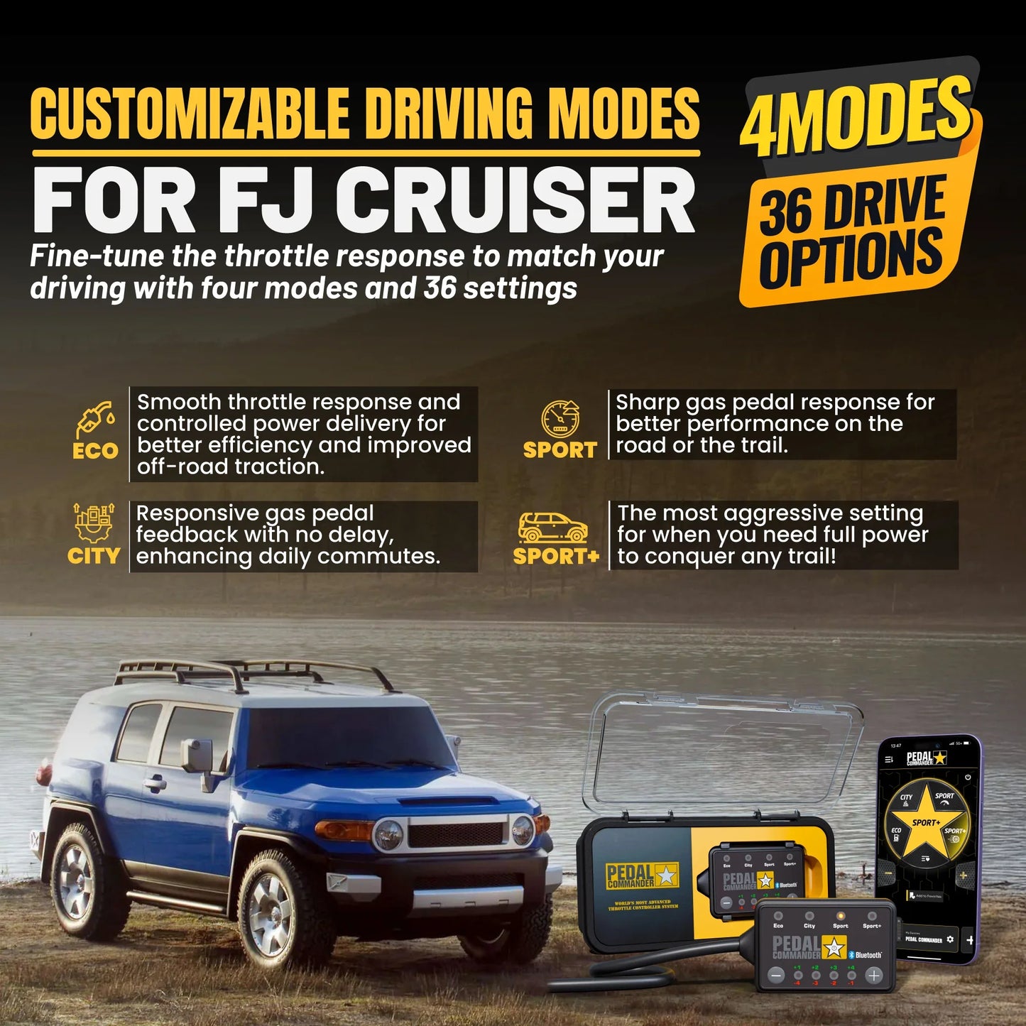 Pedal Commander for Toyota FJ Cruiser