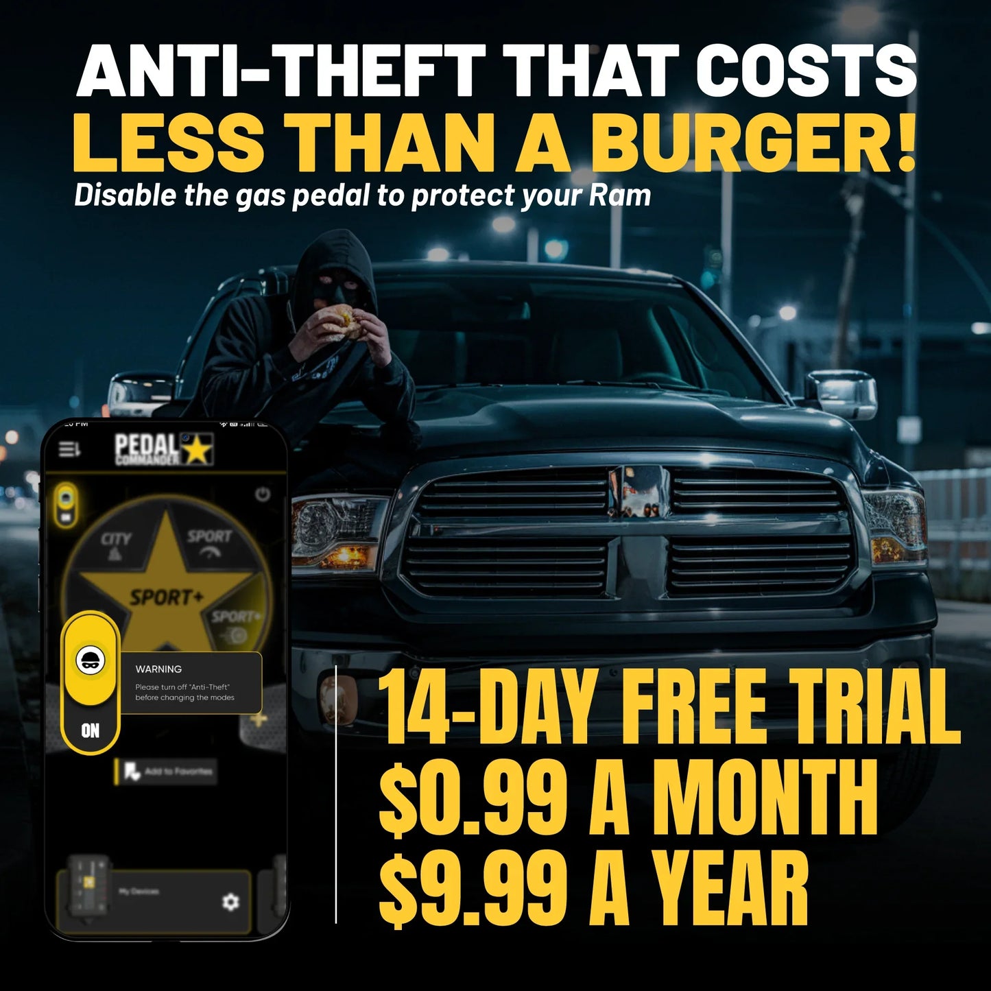 Pedal Commander for Dodge RAM