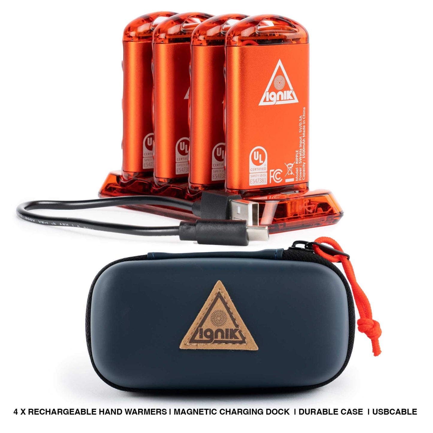Ripple Rechargeable Hand Warmers 4-Pack