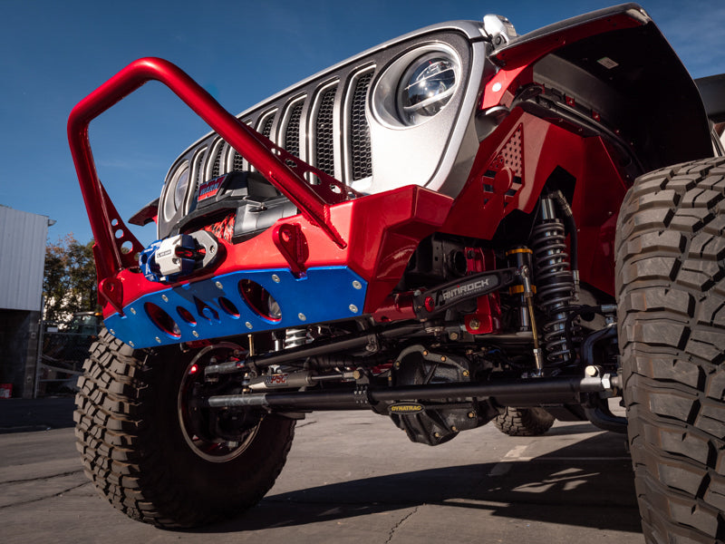 Nighthawk Stinger Front Bumper w- Aluminum Skid for JK, JL, & JT