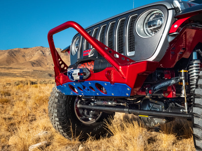 Nighthawk Stinger Front Bumper w- Aluminum Skid for JK, JL, & JT