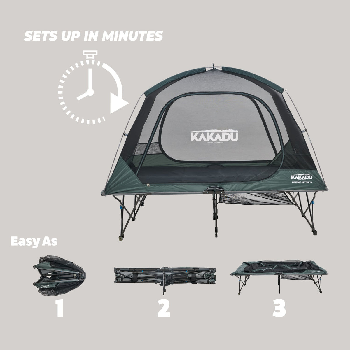BlockOut® Cot Tent 2P