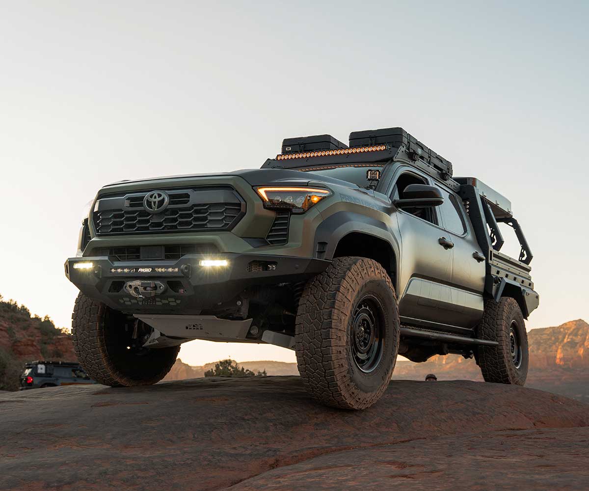 CBI Rigid Fog Light Brackets for Tacoma and 4Runner Toyota 4Runner view 3