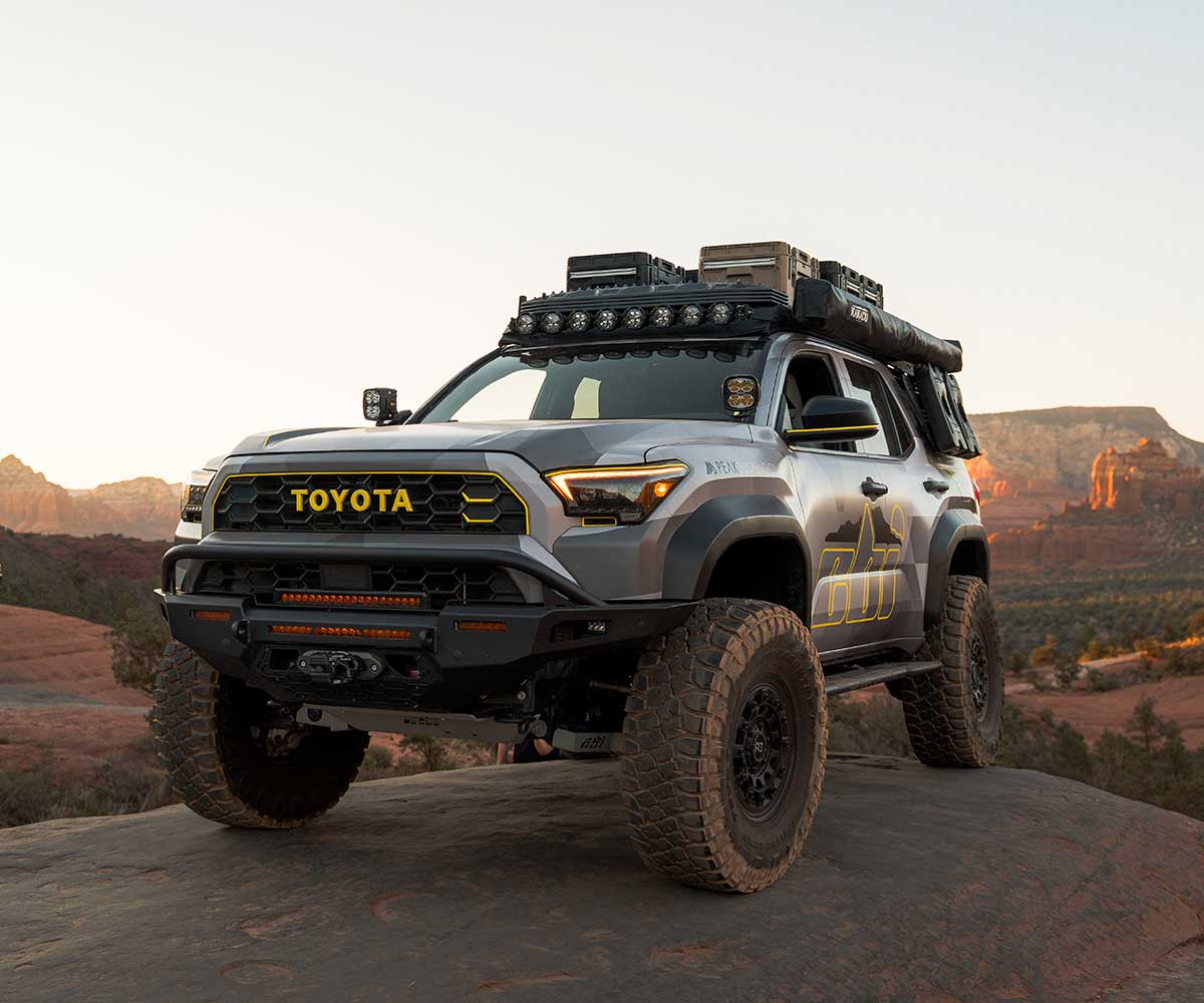CBI Rigid Fog Light Brackets for Tacoma and 4Runner Toyota 4Runner view 2