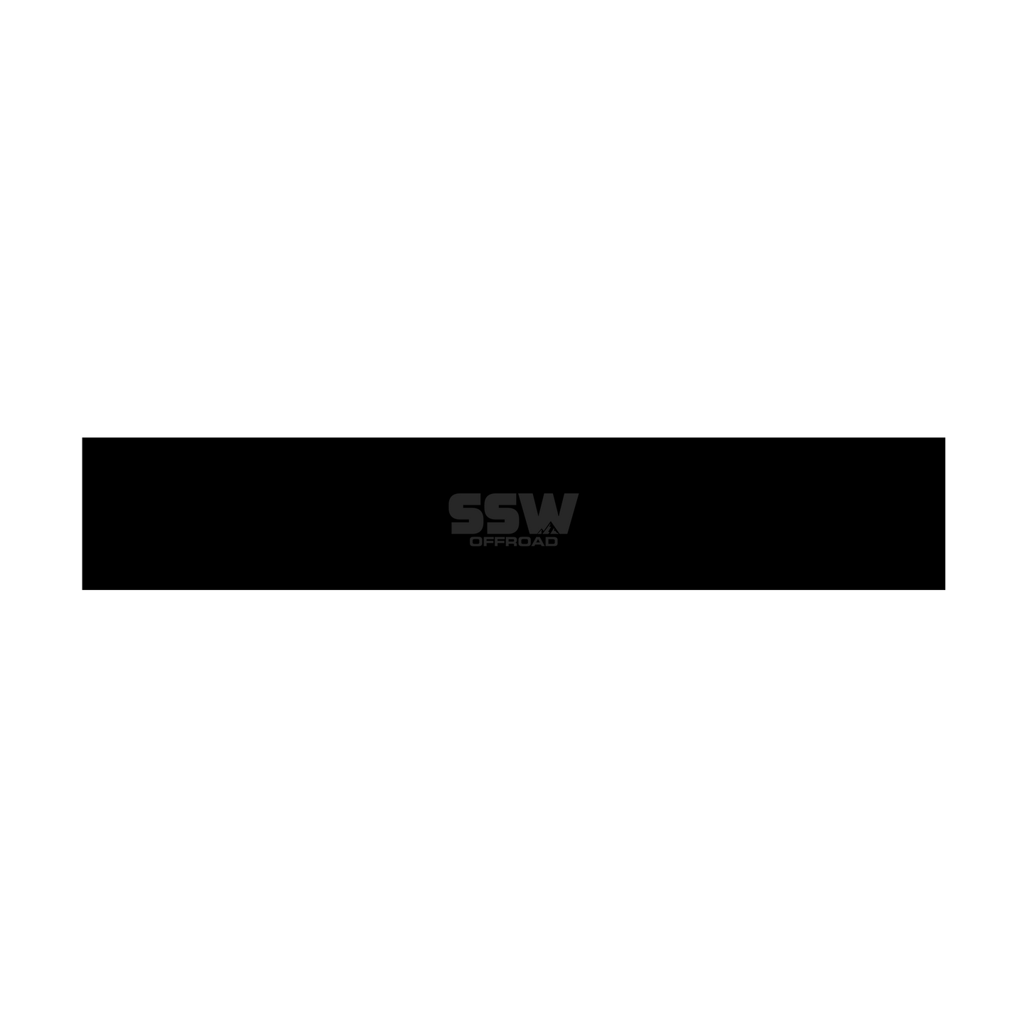 SSW Windshield Banner (Stealth Black)